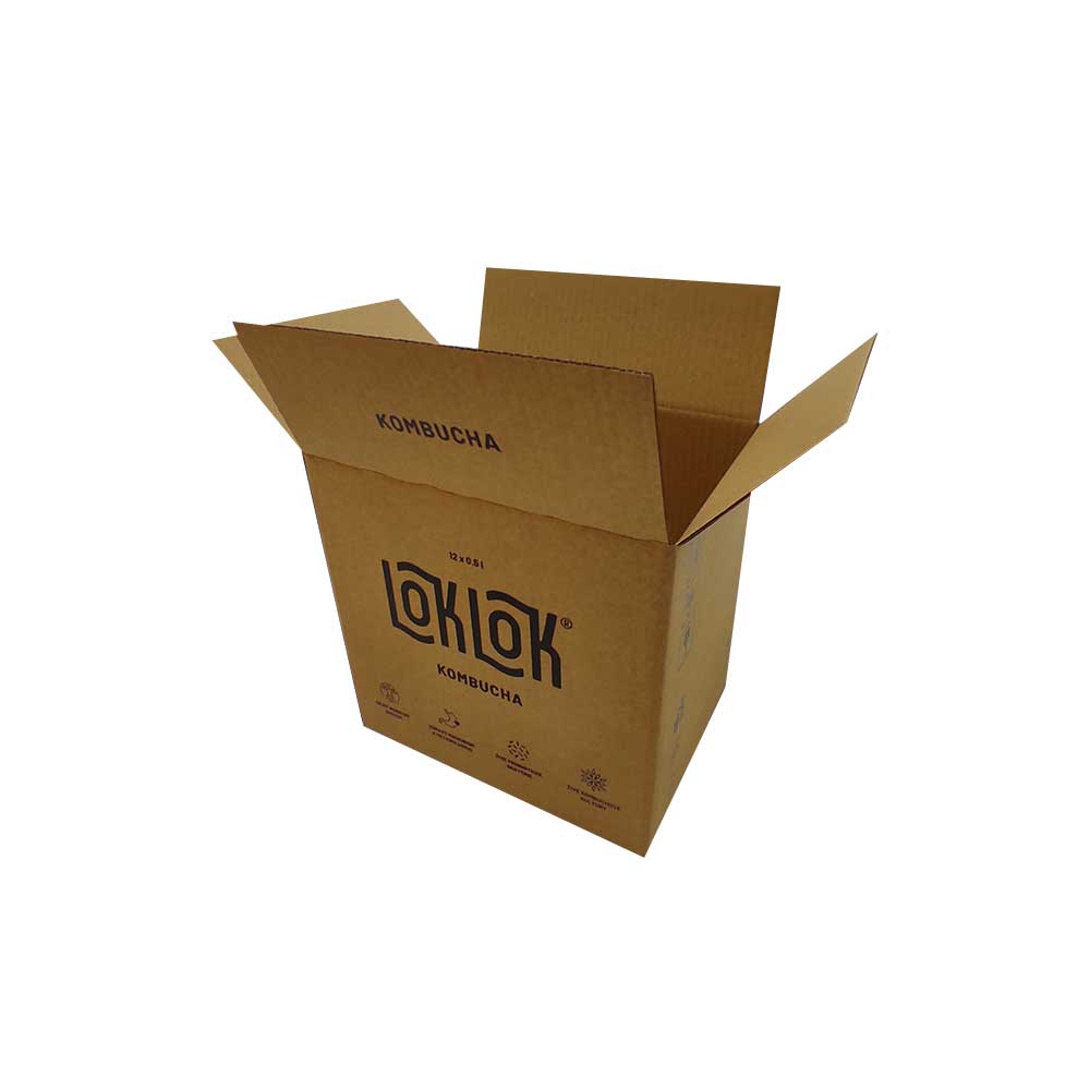 LokLok Kombucha – přepravní krabice 12×0,5 l
